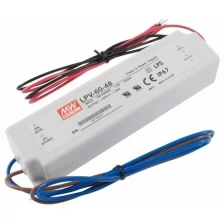 LED-драйвер AC-DC 60Вт Mean Well LPV-60-48