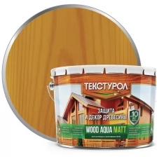 Средство деревозащитное Текстурол Wood Aqua Matt, орех 0,8 л