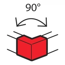 Legrand Угол внешний 100х50мм фикс. METRA Leg 638012