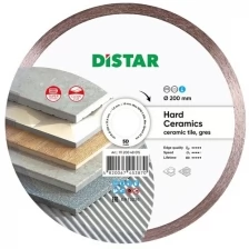 Диск алмазный сплошной DISTAR 1A1R 11120048015 Hard ceramics 200х25.4 по мрамору, граниту, твёрдой керамике, керамограниту, бакор