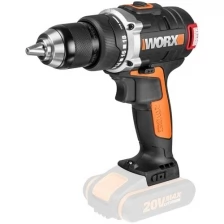 Дрель-шуруповерт аккумуляторная WORX WX175.9, 20В, бесщеточная, без АКБ и ЗУ