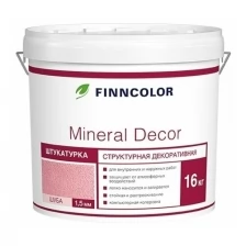 Штукатурка структурная шуба 1,5 мм KTA Mineral Decor TIKKURILA 16 кг белый