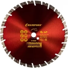 Диск алмазный отрезной CHAMPION Fast Gripper C1620, 350 мм 1 шт.