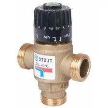 STOUT SVM-0120-164325 STOUT Термостатический смесительный клапан для систем отопления и ГВС. G 1” M