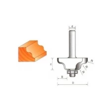 Фреза по дереву кромочная фигурная, 8х50Dх22H R6 мм, CTФ-2030