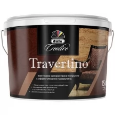 Штукатурка декоративная Travertino эф. камня травертина (15кг) Dufa Creative