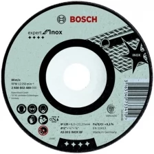 Обдирочный круг выпуклый Bosch Expert for Inox 115х6 мм (2608600539)