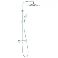 Kludi Душевая система KLUDI 6809805-00 LOGO DUAL SHOWER SYSTEM с термостатом, хром