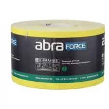 Abraforce Бумага наждачная желтая в рулоне 115мм х 5м P60 ABRAforce 500024546, 4 шт.