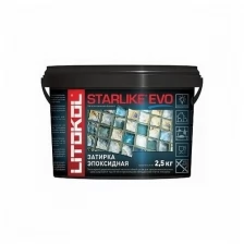 Затирка эпоксидная двухкомпонентная Litokol Starlike Evo S.115, Grigio Seta, 2,5 кг