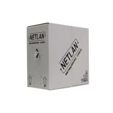 Кабель FTP Netlan EC-UF004-5E-PE-BK, бухта 305 метров