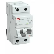 Дифференциальный автомат EKF DVA-6 1P N C32 А 30 мА 6 кА AC rcbo6-1pn-32D-30-ac-av