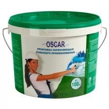 Грунтовка под обои OSCAR , 10кг, глубокого проникновения, Gos-10kg